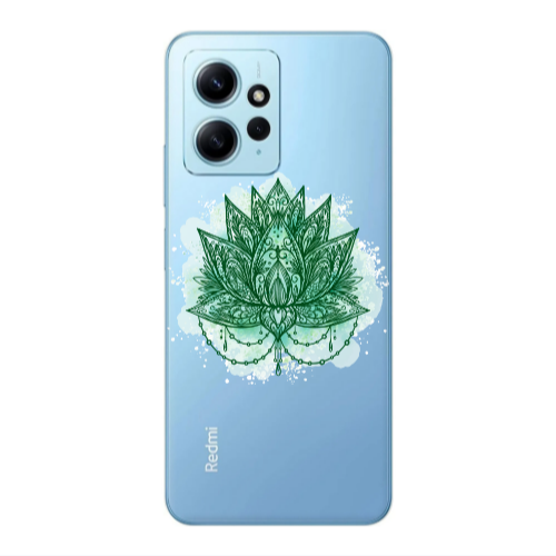 Xiaomi Redmi Note 12 4G Witch leaf Transparent Silicone TPU Θήκη