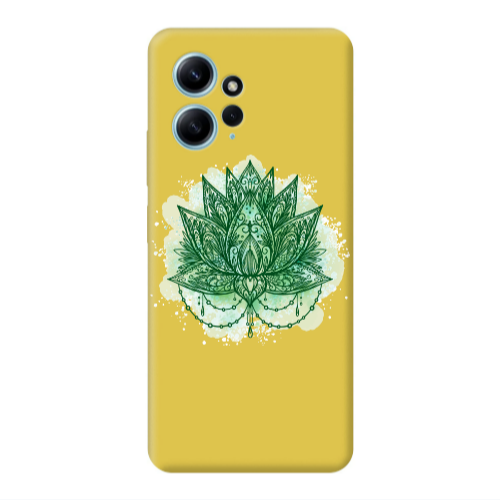 Xiaomi Redmi Note 12 4G Witch leaf Yellow Colored Silicone TPU Θήκη