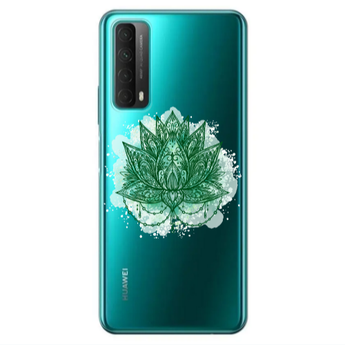 Huawei P Smart 2021 Witch leaf Transparent Silicone TPU Θήκη