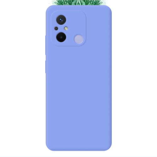 Xiaomi Redmi 12C Witch leaf Light Purple Colored Silicone TPU Θήκη