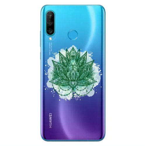 Huawei P30 Lite Witch leaf Transparent Silicone TPU Θήκη