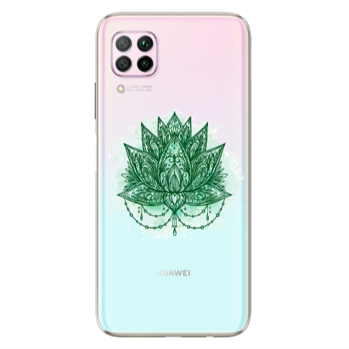 Huawei P40 Lite Witch leaf Transparent Silicone TPU Θήκη