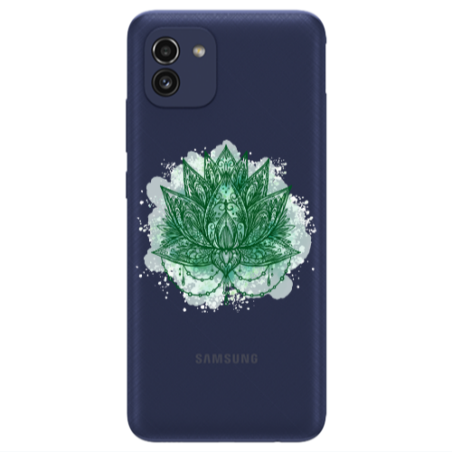 Samsung A03 Witch leaf Transparent Silicone TPU Θήκη