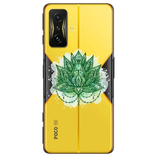 Xiaomi Poco F4 Gt Witch leaf Transparent Silicone TPU Θήκη