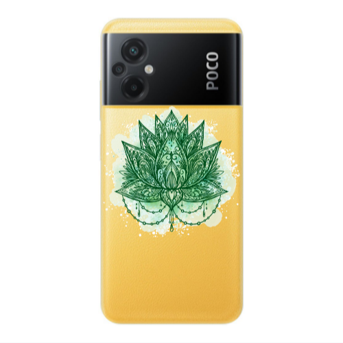 Xiaomi Poco M5 Witch leaf Transparent Silicone TPU Θήκη