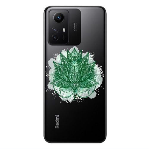 Xiaomi Redmi Note 12s Witch leaf Transparent Silicone TPU Θήκη