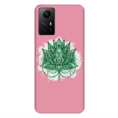 Xiaomi Redmi Note 12s Witch leaf Pink Colored Silicone TPU Θήκη