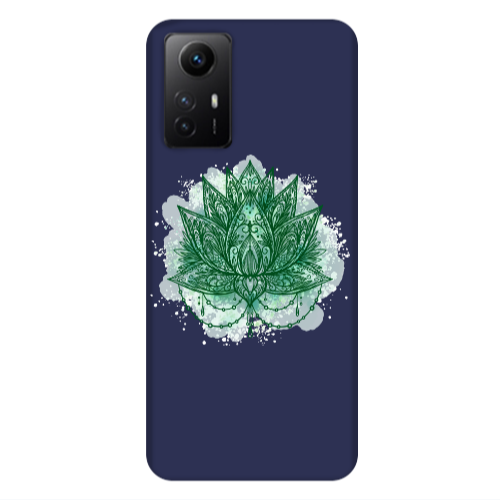 Xiaomi Redmi Note 12s Witch leaf Dark blue Colored Silicone TPU Θήκη