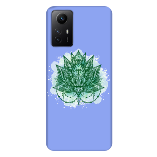 Xiaomi Redmi Note 12s Witch leaf Light Purple Colored Silicone TPU Θήκη