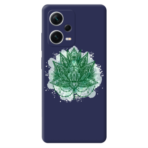 Xiaomi Poco X5 Witch leaf Dark blue Colored Silicone TPU Θήκη