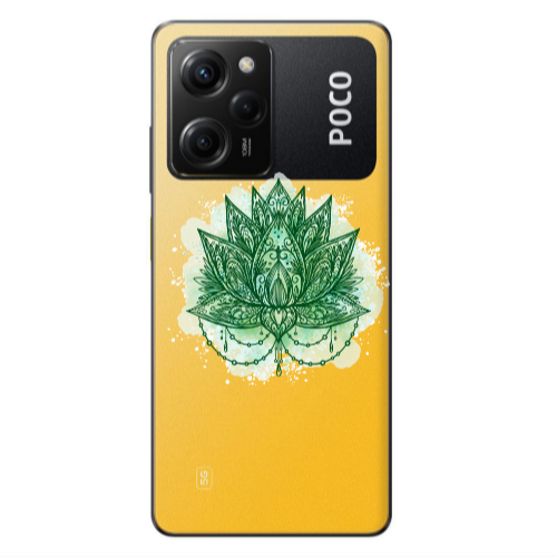 Xiaomi Poco X5 Pro Witch leaf Transparent Silicone TPU Θήκη