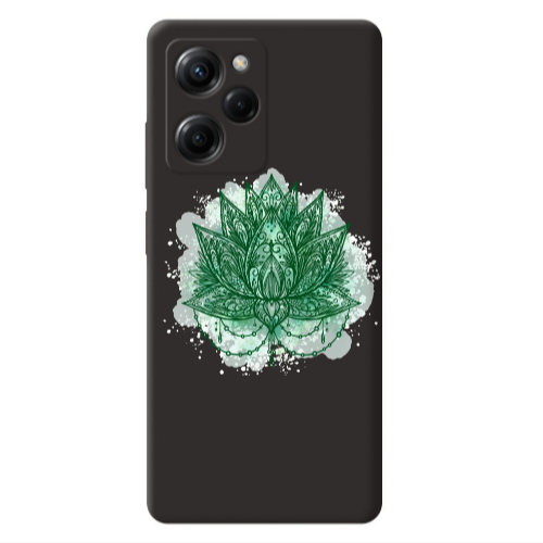 Xiaomi Poco X5 Pro Witch leaf Black Colored Silicone TPU Θήκη
