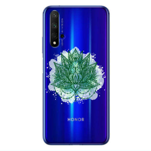 Huawei Nova 5 T Witch leaf Transparent Silicone TPU Θήκη