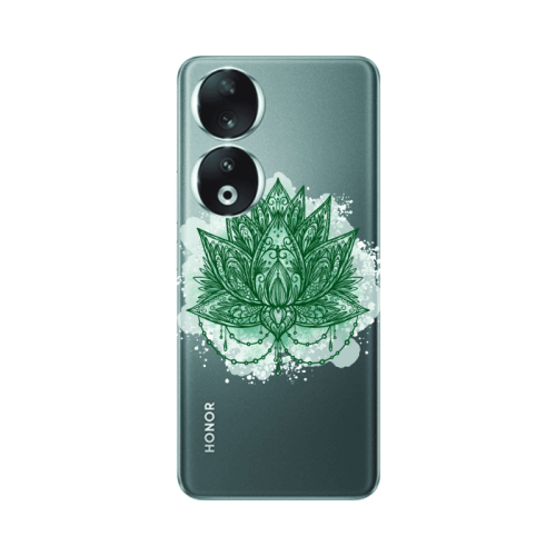 Honor 90 5G Witch leaf Transparent Silicone TPU Θήκη