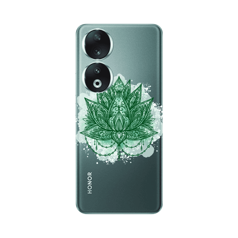 Honor 90 5G Witch leaf Transparent Silicone TPU Θήκη