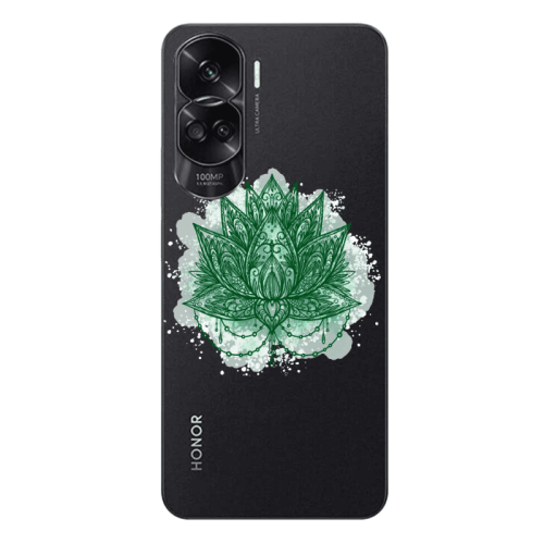Honor 90 Lite 5G Witch leaf Transparent Silicone TPU Θήκη