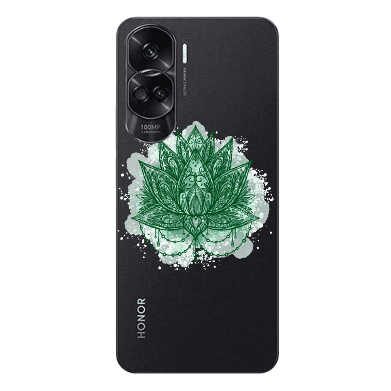 Honor 90 Lite 5G Witch leaf Transparent Silicone TPU Θήκη