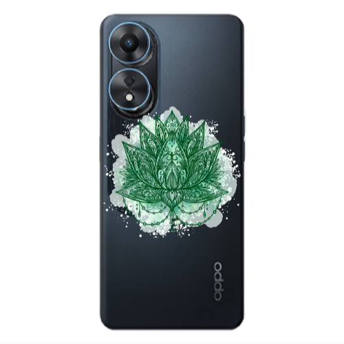 Oppo A 98 Witch leaf Transparent Silicone TPU Θήκη
