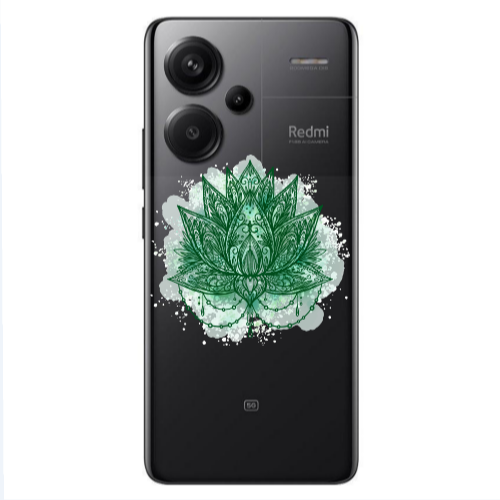Xiaomi Redmi Note 13 Pro+ 5G  Witch leaf Transparent Silicone TPU Θήκη