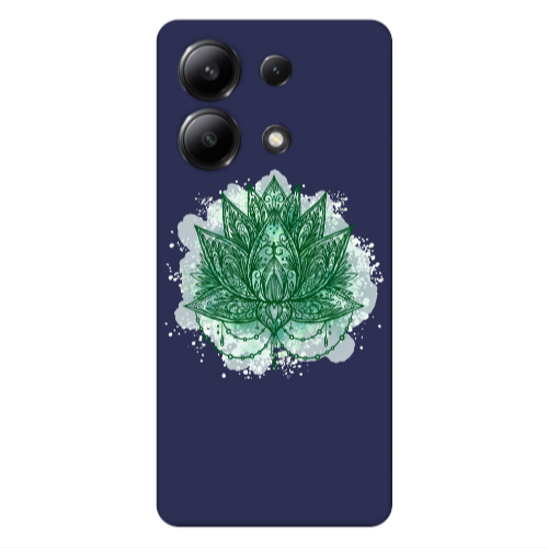 Xiaomi Redmi Note 13 4G Witch leaf Dark blue Colored Silicone TPU Θήκη