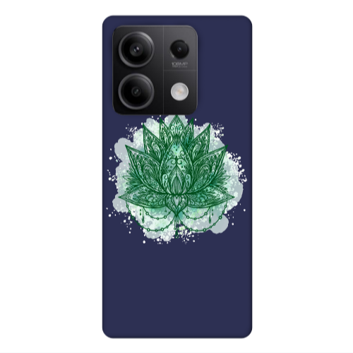Xiaomi Redmi Note 13Pro 5G Witch leaf Dark blue Colored Silicone TPU Θήκη