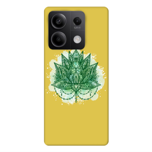 Xiaomi Redmi Note 13Pro 5G Witch leaf Yellow Colored Silicone TPU Θήκη
