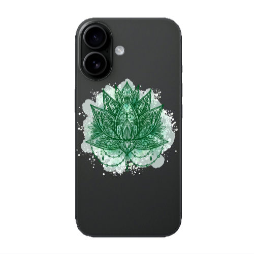 Apple Iphone 16 Witch leaf Transparent Silicone TPU Θήκη