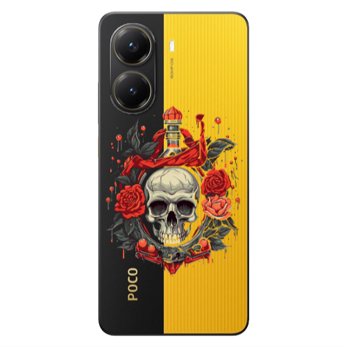 Xiaomi Poco X7 Pro Flower head Transparent Silicone TPU Θήκη