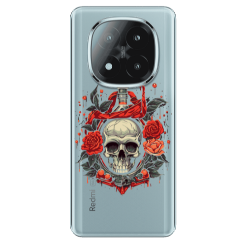 Xiaomi Redmi Note 14 Pro + 5g Flower head Transparent Silicone TPU Θήκη