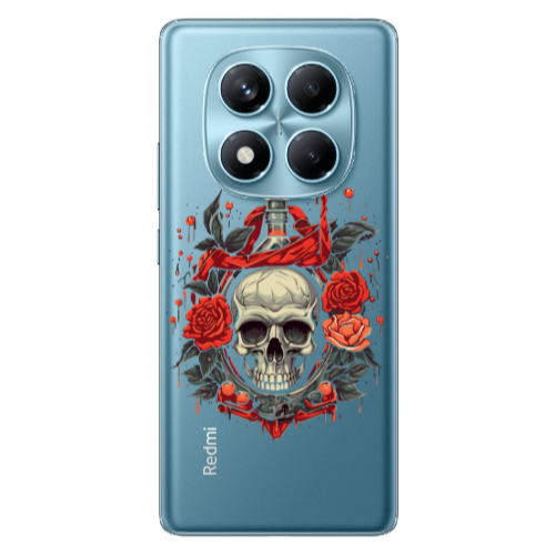 Xiaomi Redmi Note 14 Pro Flower head Transparent Silicone TPU Θήκη