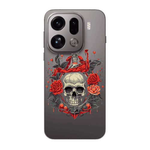 Oppo Find X9 Pro Flower head Transparent Silicone TPU Θήκη