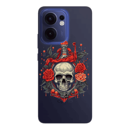 Oppo Reno13 FS Flower head Transparent Silicone TPU Θήκη