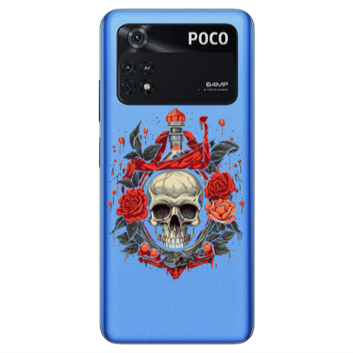 Xiaomi Poco M4 Pro 4G Flower head Transparent Silicone TPU Θήκη