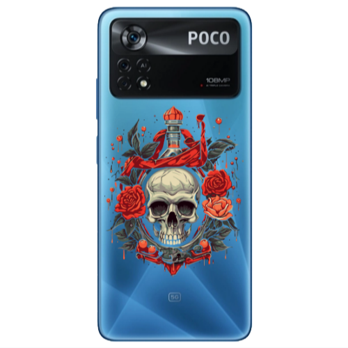 Xiaomi Poco X4 Pro Flower head Transparent Silicone TPU Θήκη