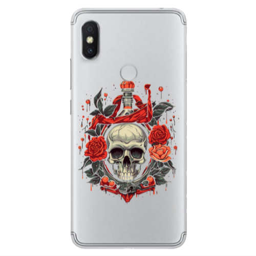Xiaomi Redmi S2 Flower head Transparent Silicone TPU Θήκη