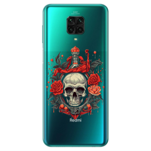 Xiaomi Redmi Note 9S Flower head Transparent Silicone TPU Θήκη