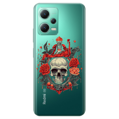 Xiaomi Redmi Note 12 Pro 5G Flower head Transparent Silicone TPU Θήκη
