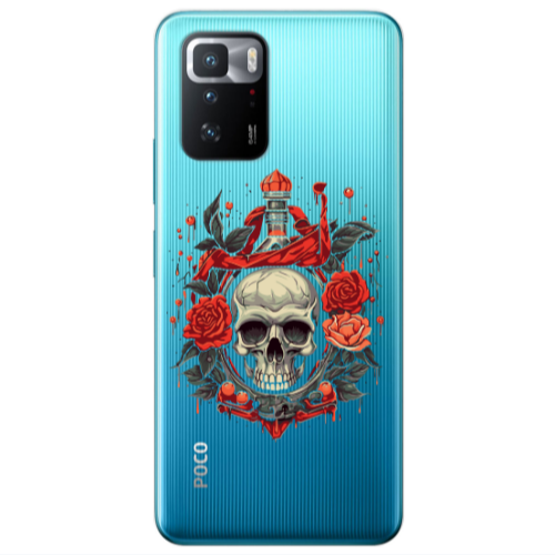 Xiaomi Poco X3 GT Flower head Transparent Silicone TPU Θήκη