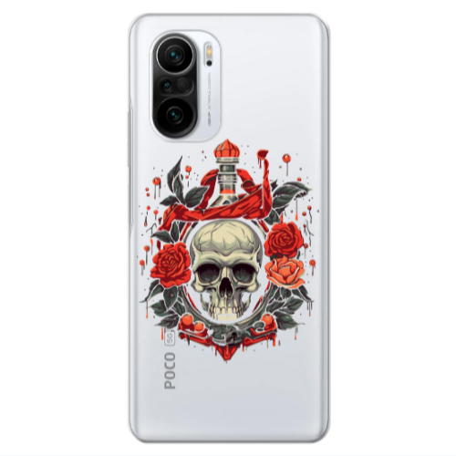 Xiaomi Poco F3 Flower head Transparent Silicone TPU Θήκη