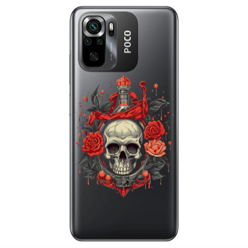 Xiaomi Poco M5 s Flower head Transparent Silicone TPU Θήκη