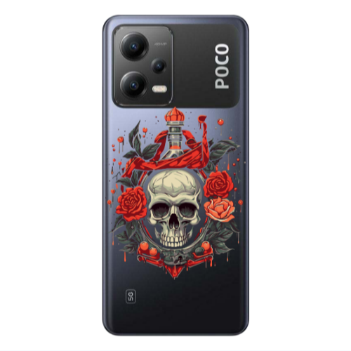 Xiaomi Poco X5 Flower head Transparent Silicone TPU Θήκη