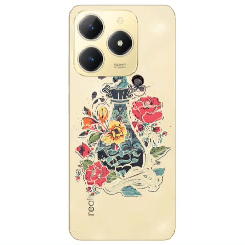 Realme C61 Magic vase Transparent Silicone TPU Θήκη