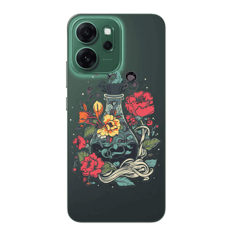 Oppo 14 F Magic vase Transparent Silicone TPU Θήκη