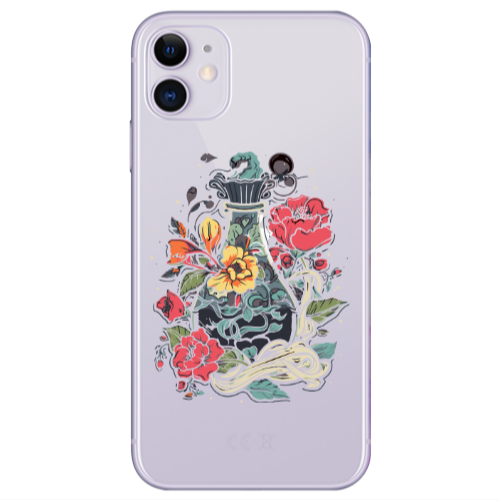 Apple iPhone 11  Magic vase Transparent Silicone TPU Θήκη