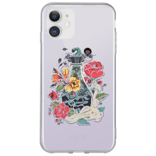 Apple iPhone 12 Magic vase Transparent Silicone TPU Θήκη