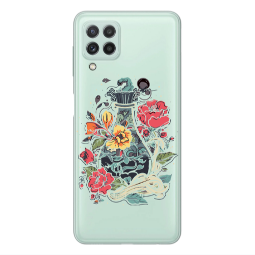 Samsung A22 4G Magic vase Transparent Silicone TPU Θήκη