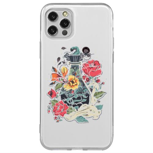 Apple iPhone 12 Pro Magic vase Transparent Silicone TPU Θήκη