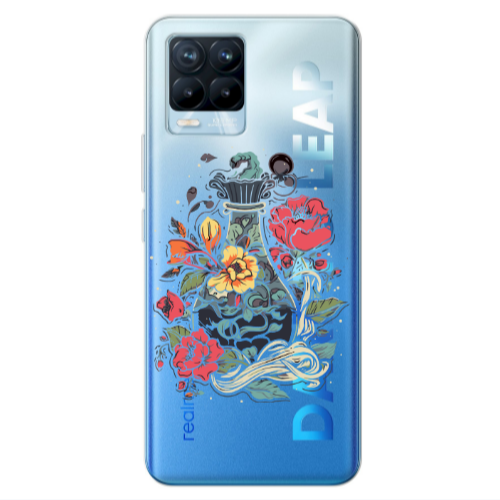 Realme 8 Pro Magic vase Transparent Silicone TPU Θήκη
