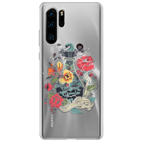 Huawei P30 Pro Magic vase Transparent Silicone TPU Θήκη