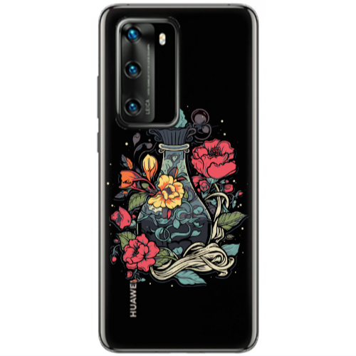 Huawei P40 Magic vase Transparent Silicone TPU Θήκη
